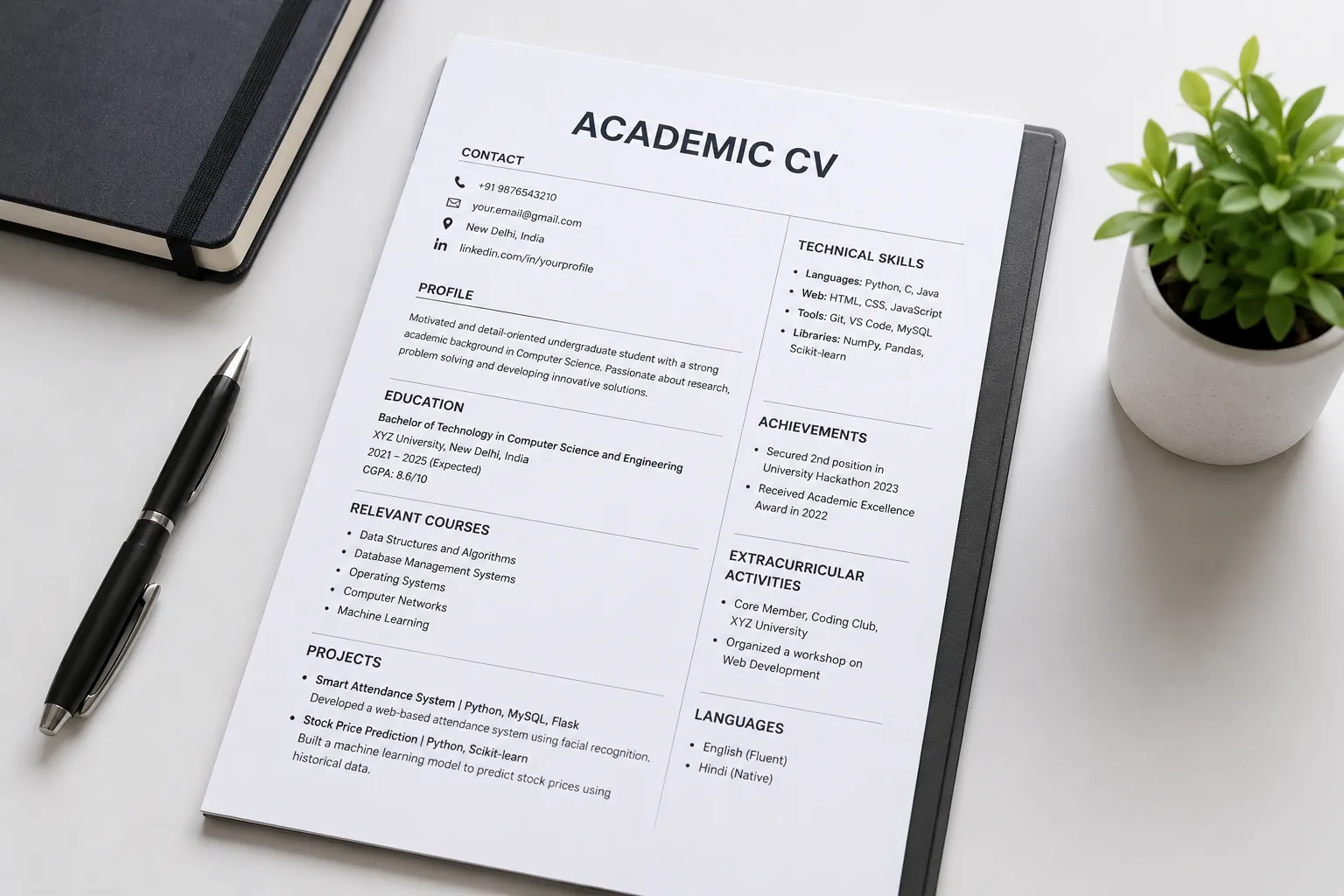 Building an Academic CV for Study Abroad Applications: Structure, Mistakes & Examples