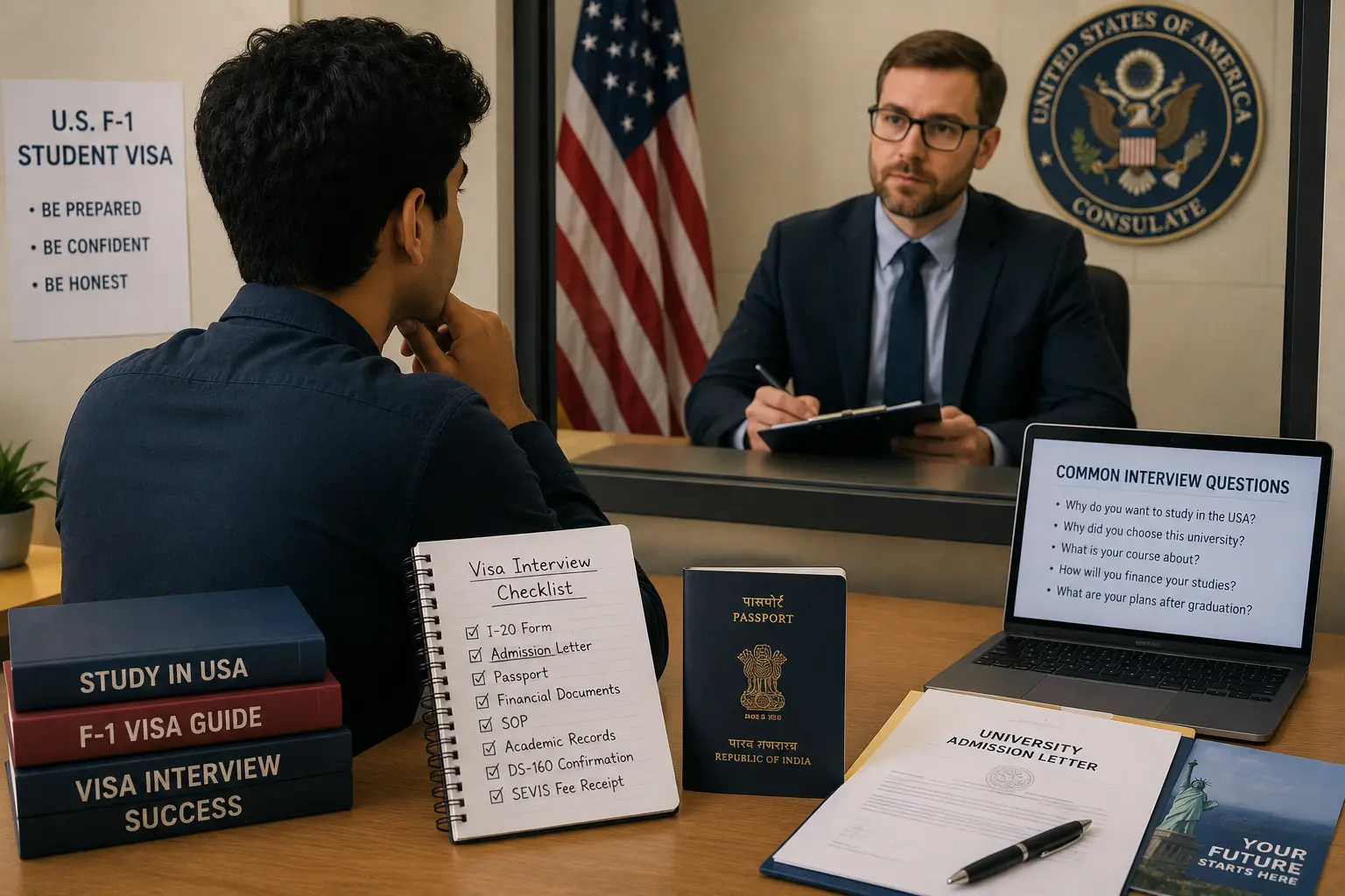 US F-1 Student Visa Interview: The Complete Preparation Guide for Indian Students