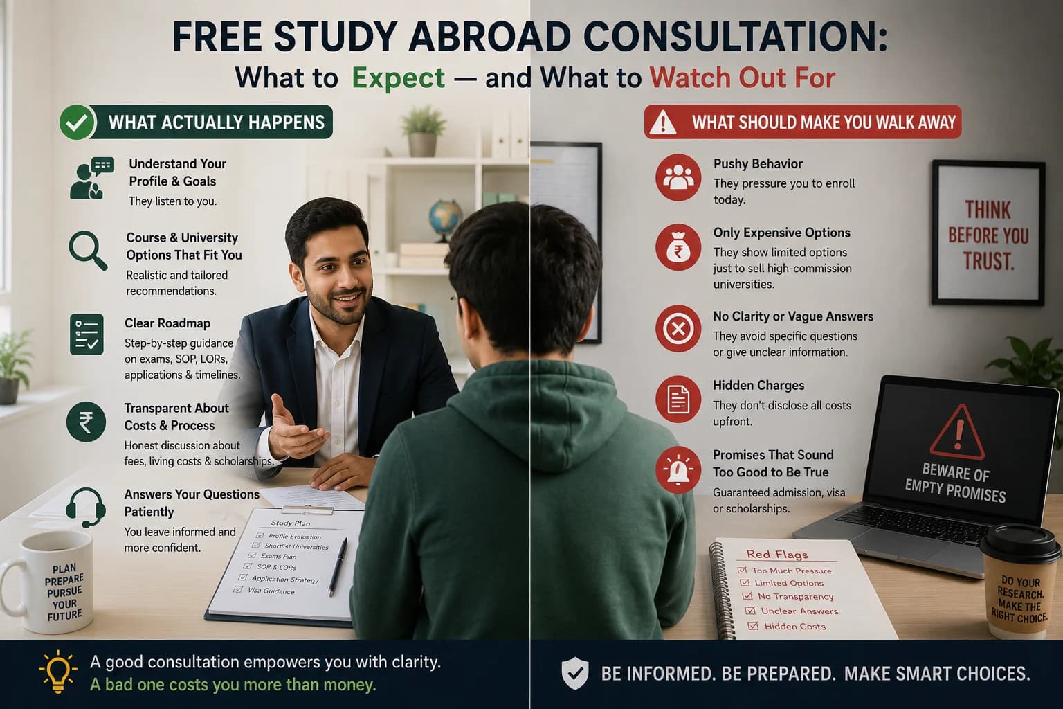 What Actually Happens in a Free Study Abroad Consultation — and What Should Make You Walk Away